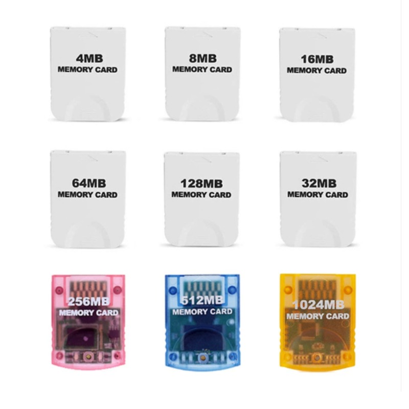 Memory Card Case - 4/16/32/128 MB Spieldaten-Speicherkarte für NGC GameCube