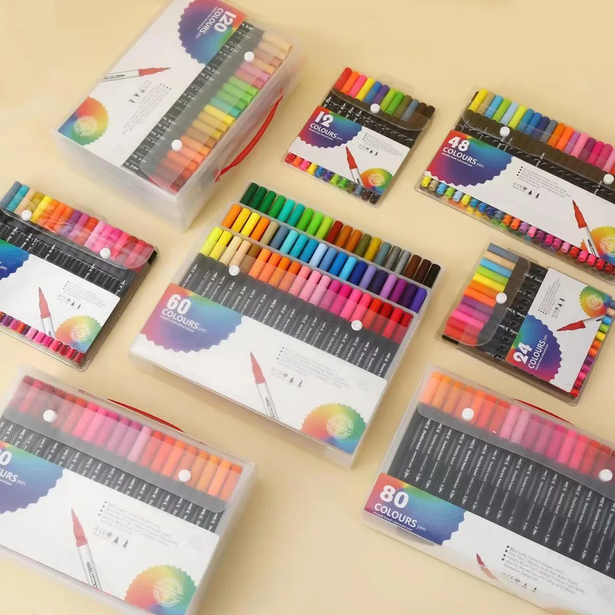 Photography Fine Art - 12-120 Farben Marker Set Dual Tip