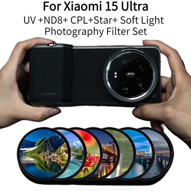 Photography Xiaomi 15 Ultra - Professionelle Fotografie Filter Set für Xiaomi