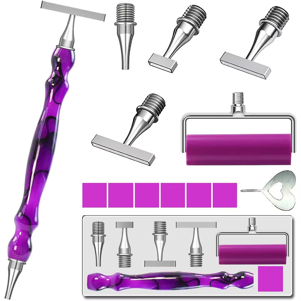 Photography Fine Art - Ergonomisches Diamond-Painting-Kunst-Set mit Perlen-Dotting-Stiften, mit fein