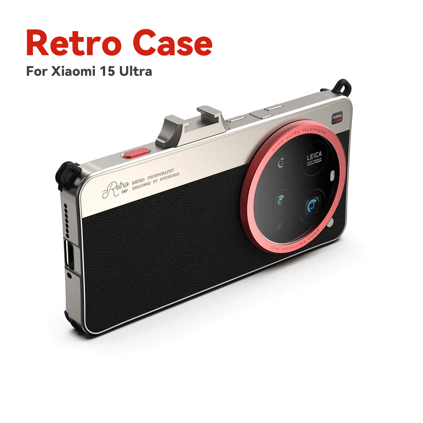 Photography Xiaomi 15 Ultra - Fotorgear Retro Classic Series Handyhülle für