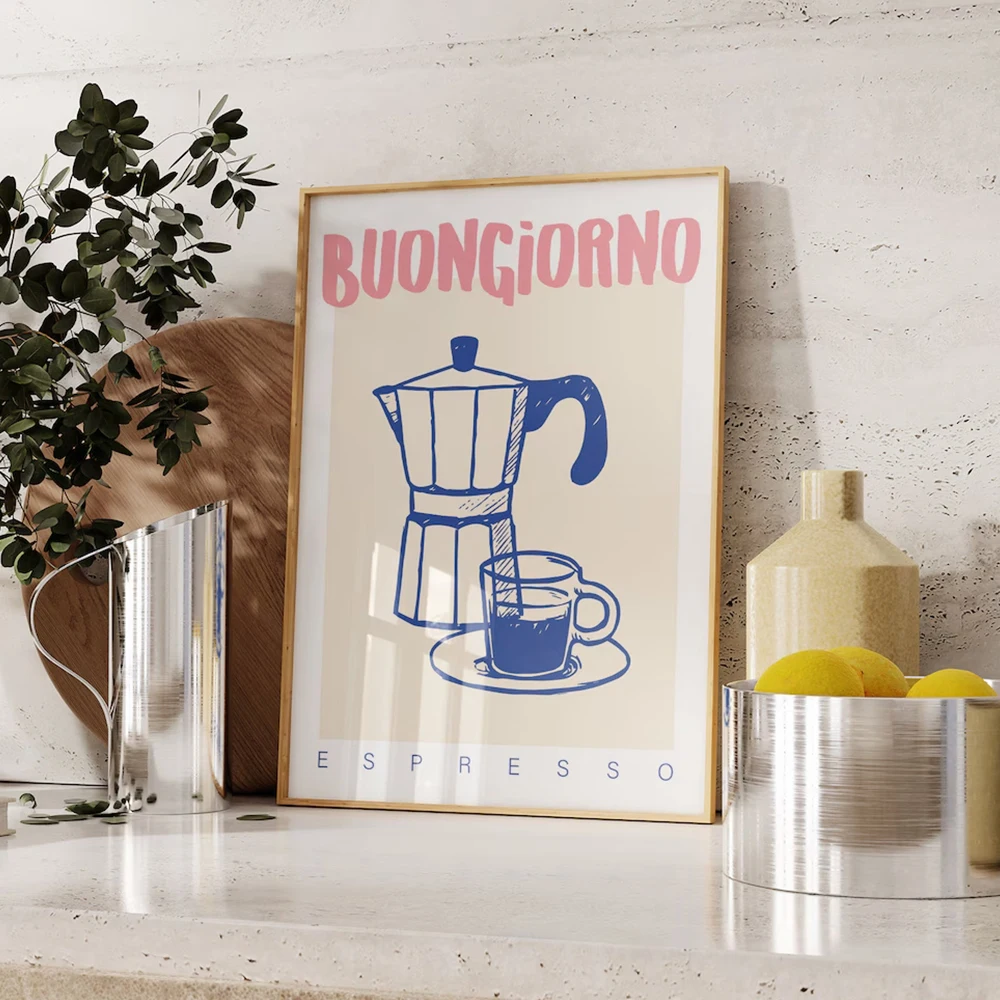 Photograph Lyrics - Moderne Kaffee Espresso Wand Kunstdrucke Trendy