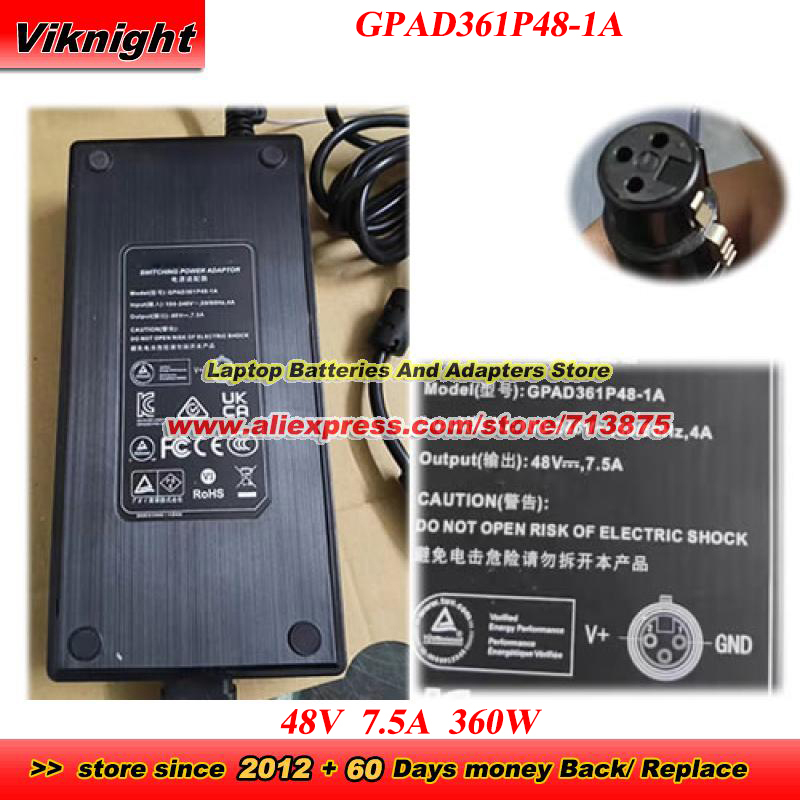 Photography Uk - GPAD361P48-1A AC-Adapter 48V 7,5A 360W für