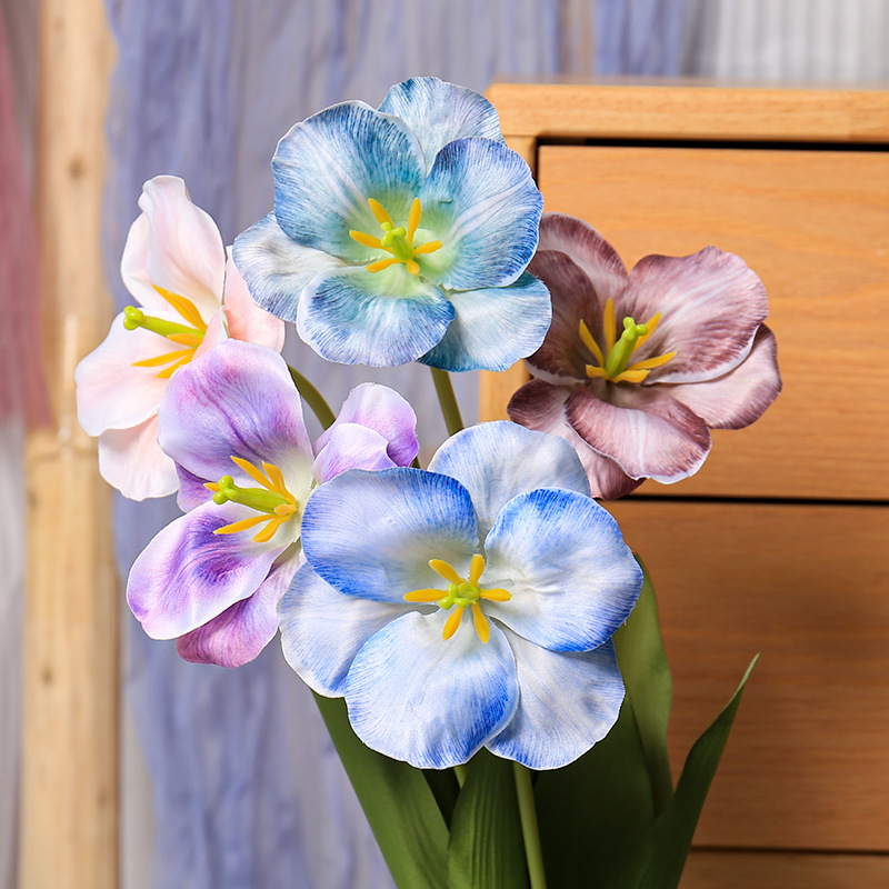 Photography Wedding - 5pc 54cm Flip Tulpe Farbverlauf Mehrfarbige
