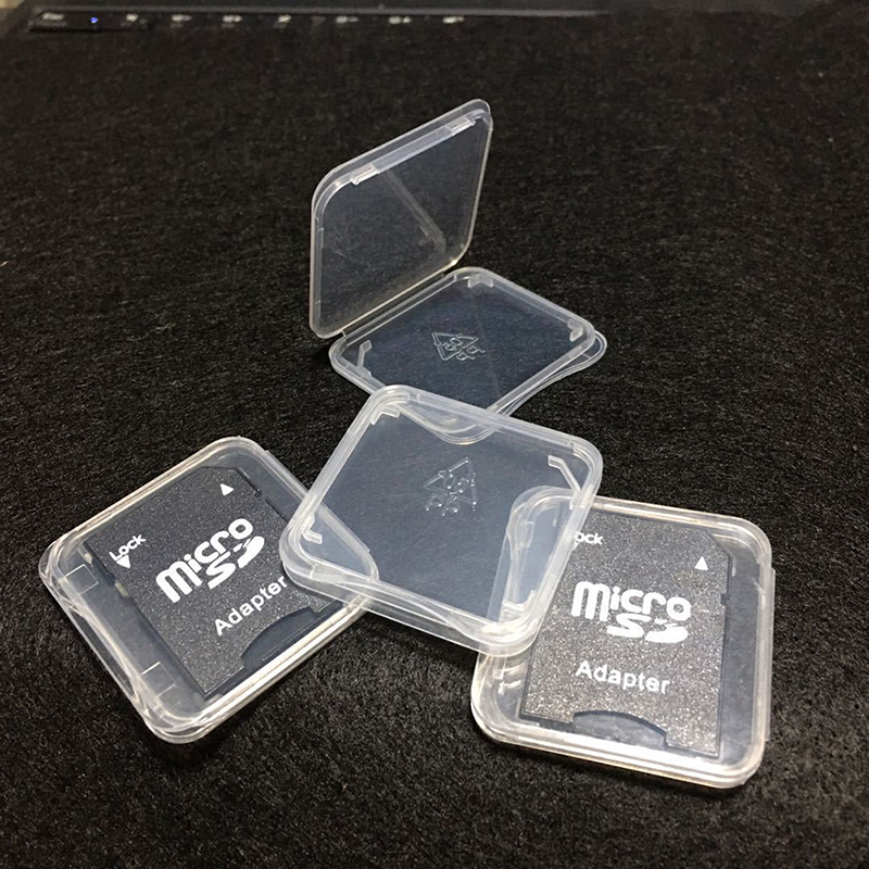 Memory Card Case - 10 teile/los transparente SD-Speicher karte Fall
