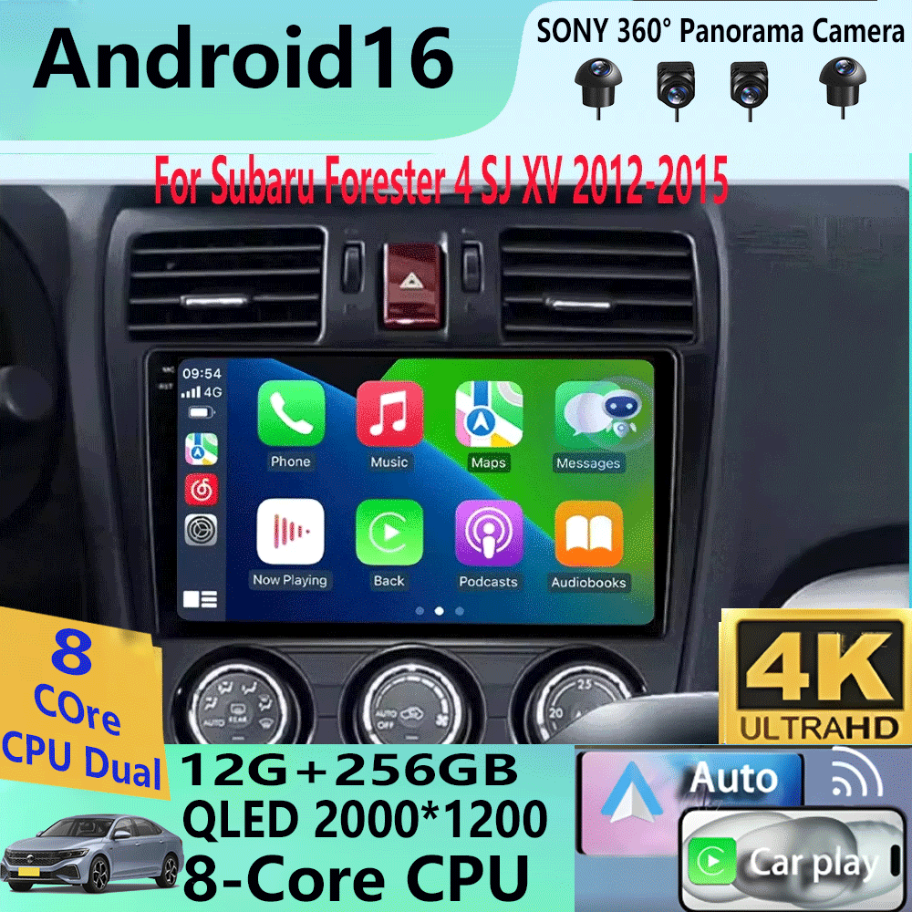 Photography Xv - Android 16 Videoplayer Autoradio für Subaru