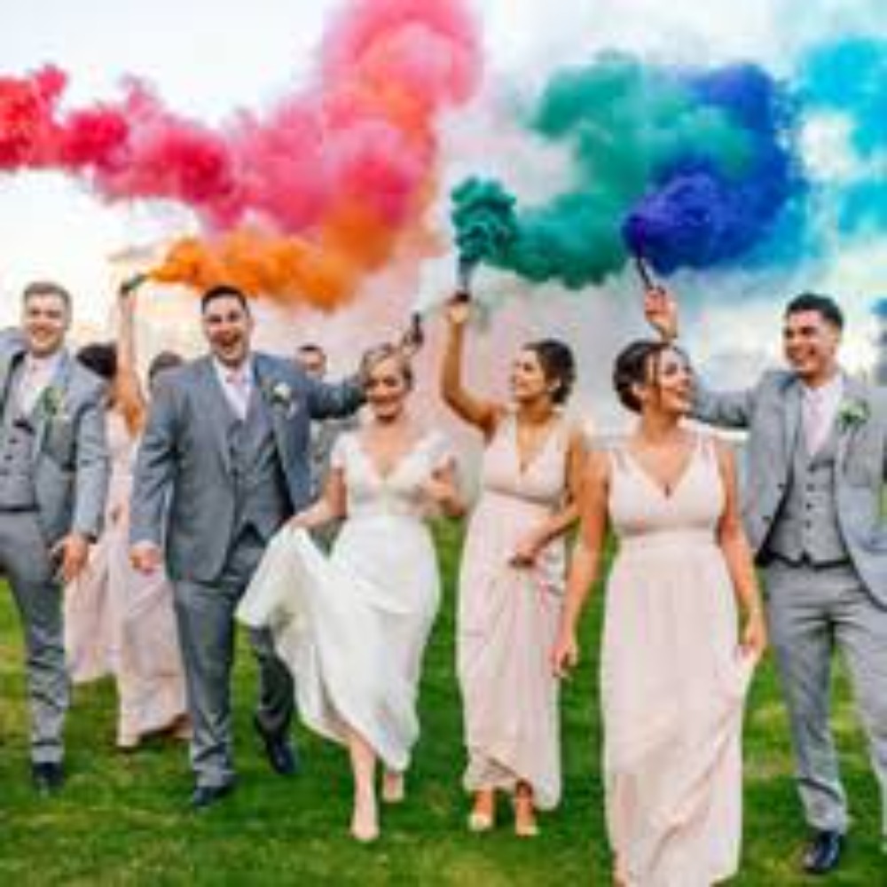 Photography Of The Day - Bunte Handheld Raucht Hochzeit Bühne Studio