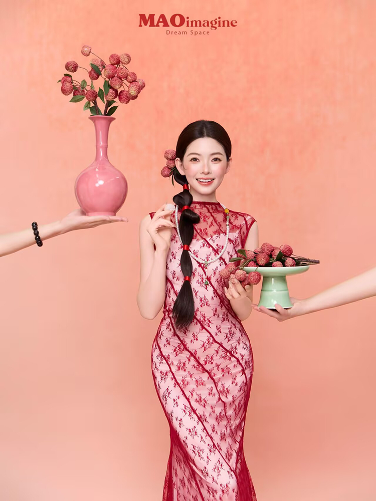 Photography Wedding - Retro Chinesischer Stil Morgenmantel Hochzeitskleid Damen