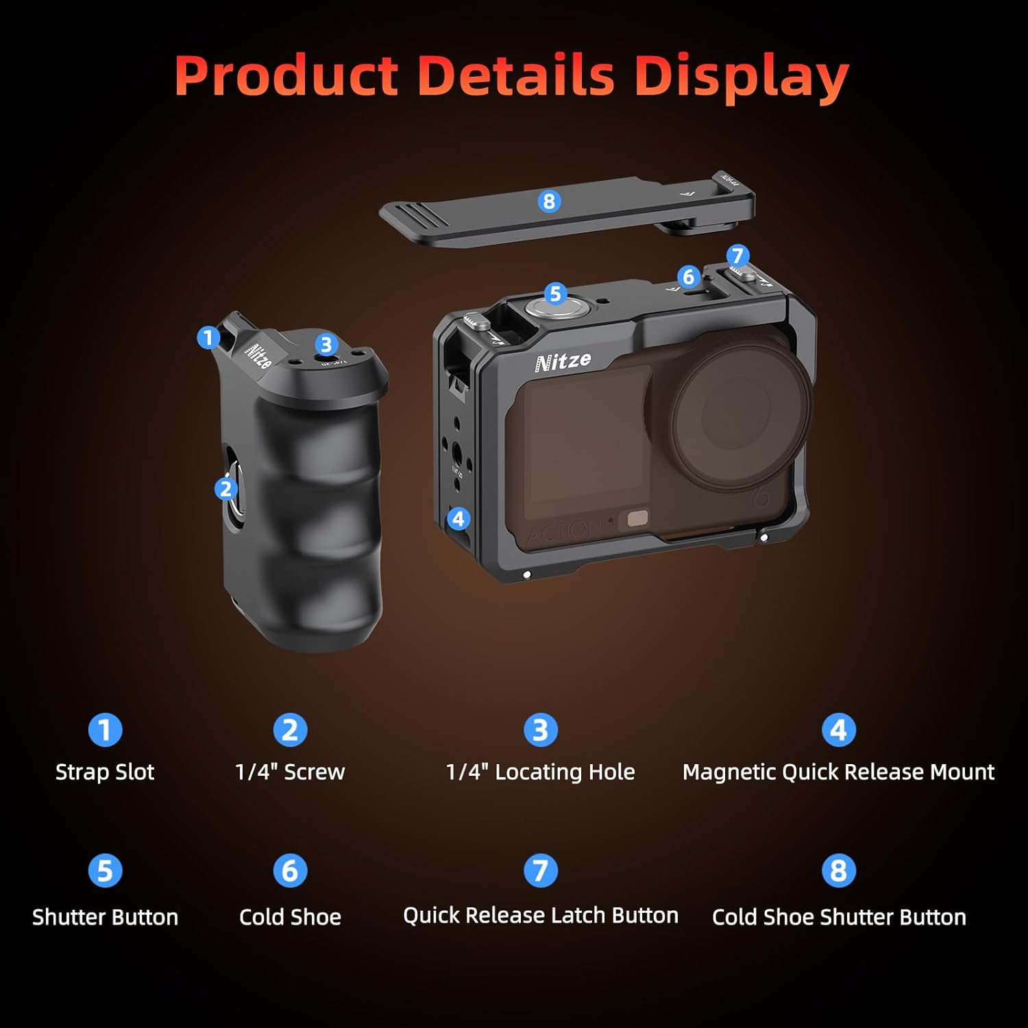 Nitze Street Snap Cage Kit mit – Camera Wrist Strap Bewertung und Preis
