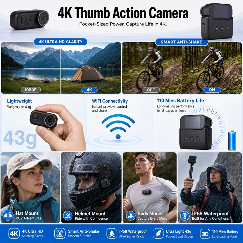 APEX Action 4K Kamera Mini POV – Photography Blog Bewertung und Preis