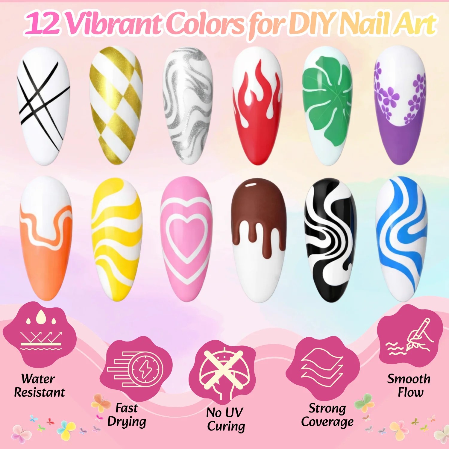 12 Farben 3D Nail Art Stift-Se – Photography Fine Art Bewertung und Preis