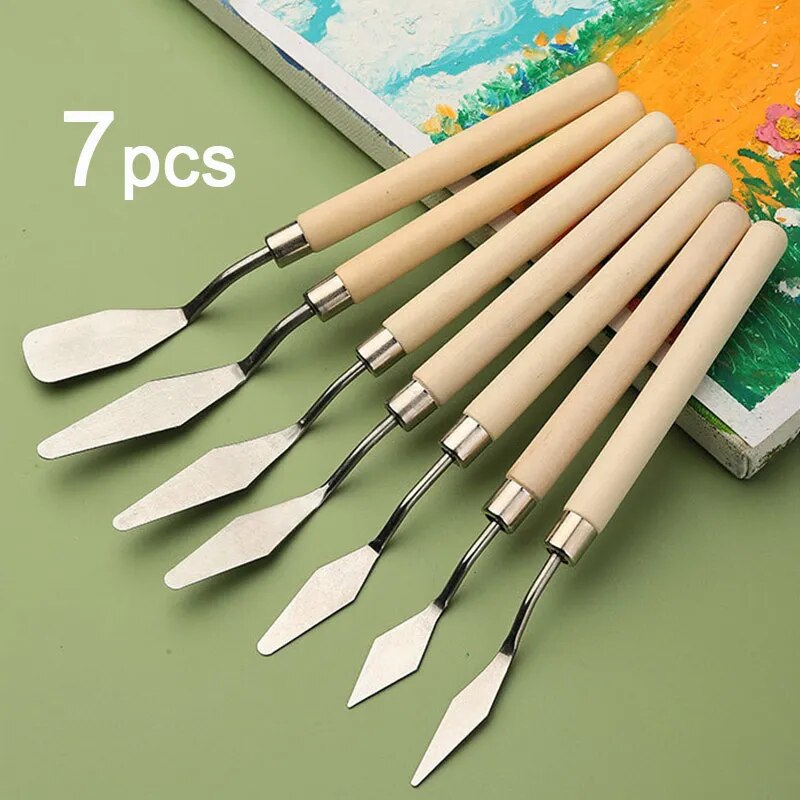 7Pcs Edelstahl Palette Messer  – Photography Fine Art Bewertung und Preis