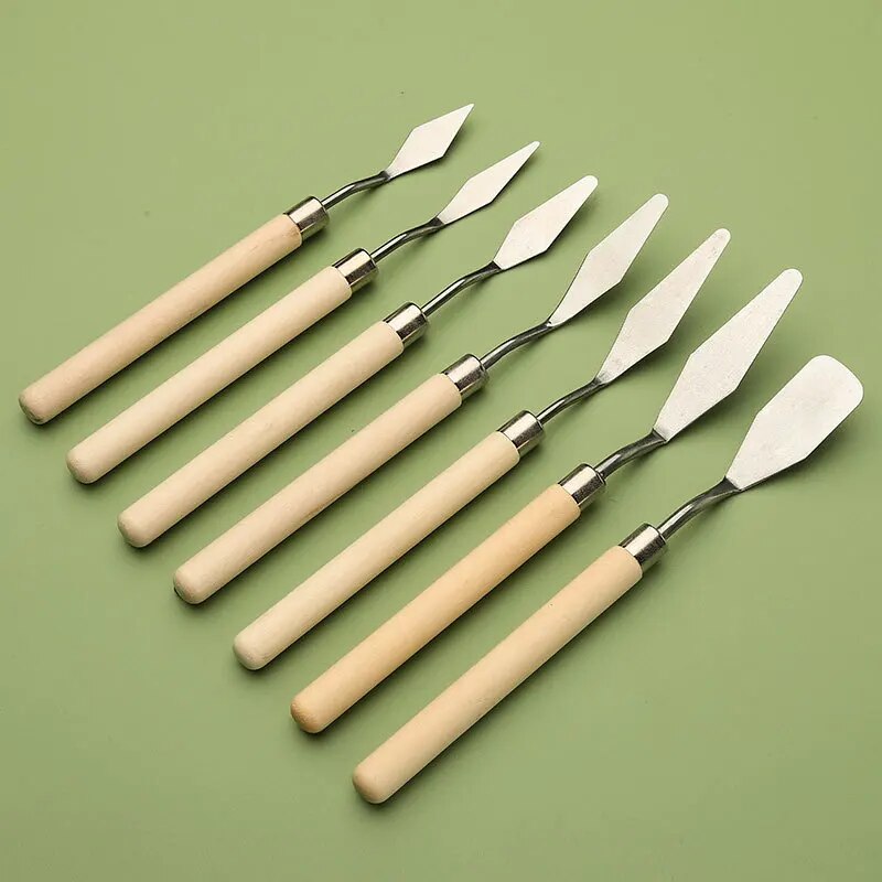 7Pcs Edelstahl Palette Messer  – Photography Fine Art Bewertung und Preis