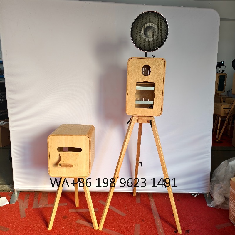 Retro Holz-Selfie-Fotobox mit  – Photography Wedding Bewertung und Preis