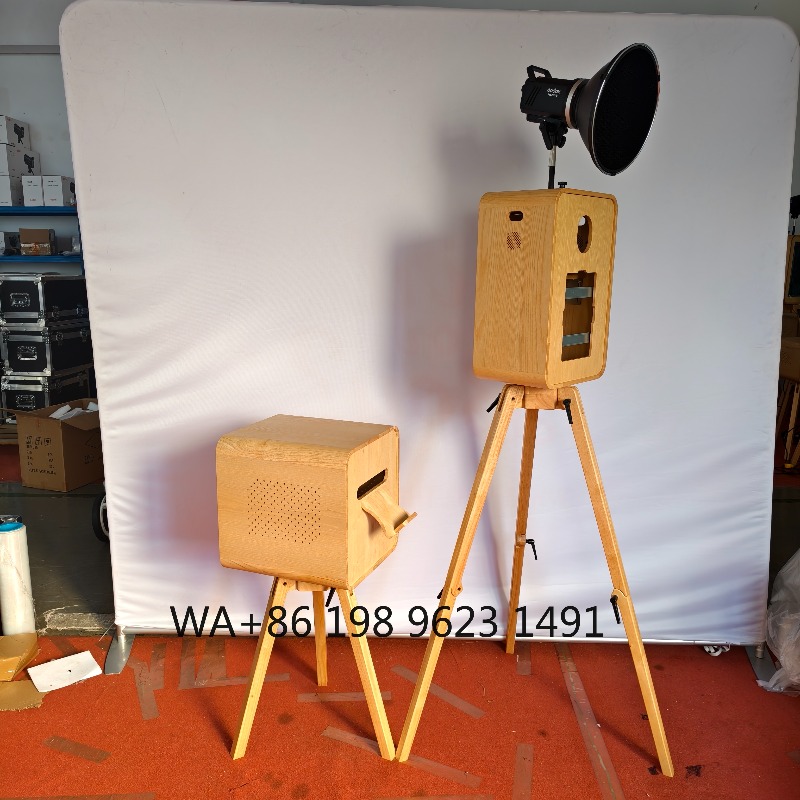 Retro Holz-Selfie-Fotobox mit  – Photography Wedding Bewertung und Preis